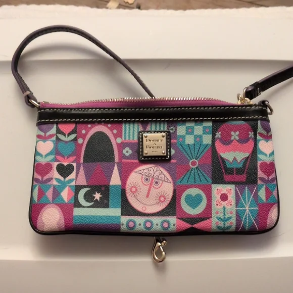 Dooney & Bourke "It's A Small World" Wristlet - Picture 10 of 10